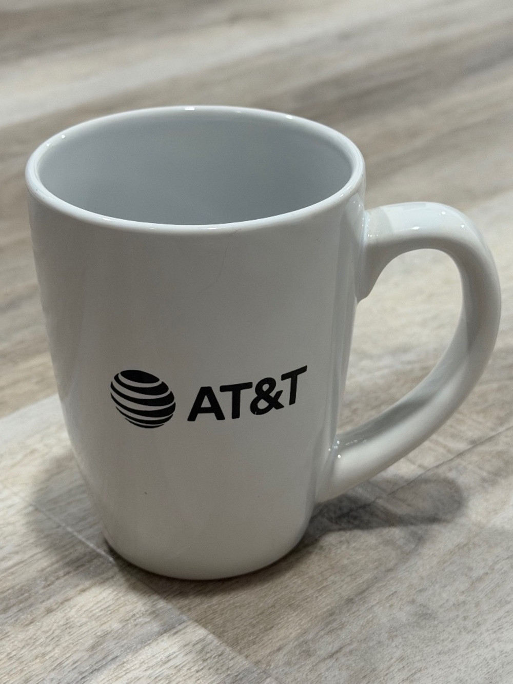 AT&T Logo White Ceramic Coffee Mug Promotional Collectible